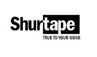 SHURTAPE TRUE TO YOUR WORK logo