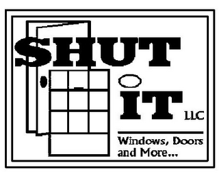 SHUT IT LLC WINDOWS, DOORS AND MORE... logo