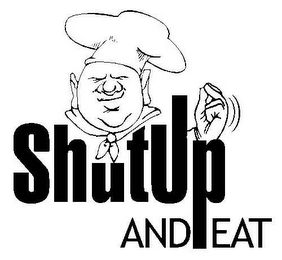 SHUT UP AND EAT logo