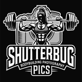 SHUTTERBUG PICS BODYBUILDING PHOTOGRAPHY logo