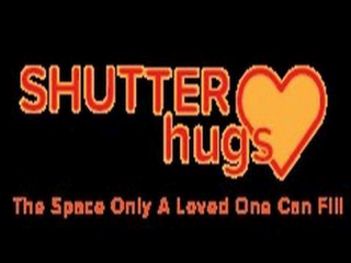 SHUTTERHUGS THE SPACE ONLY A LOVED ONE CAN FILL logo