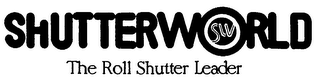 SHUTTERWORLD THE ROLL SHUTTER LEADER SW logo
