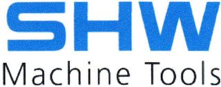 SHW MACHINE TOOLS logo