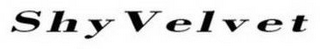 SHY VELVET logo