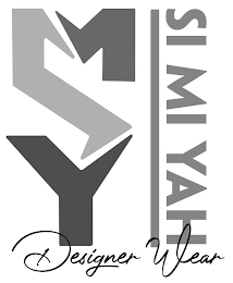SI MI YAH SMY DESIGNER WEAR logo