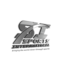 SI SPORTS INTERNATIONAL BRINGING THE WORLD CLOSER THROUGH SPORTS logo