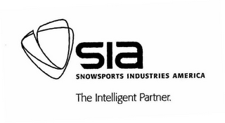 SIA SNOWSPORTS INDUSTRIES AMERICA THE INTELLIGENT PARTNER. logo