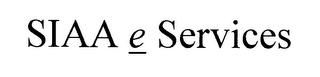 SIAA E SERVICES logo