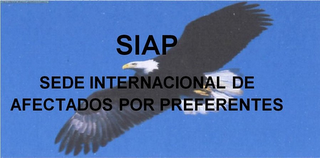 SIAP SEDE INTERNACIONAL DE AFECTADOS POR PREFERENTES logo
