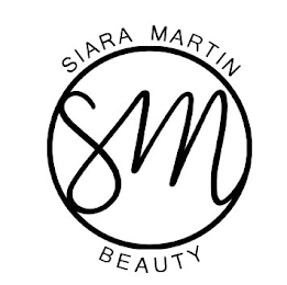 SIARA MARTIN BEAUTY SM logo