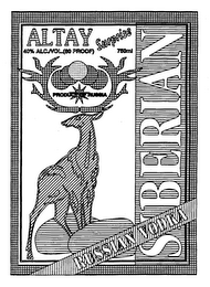 SIBERIAN ALTAY SURPRISE RUSSIAN VODKA PRODUCT OF RUSSIA 40% ALC./VOL.(80 PROOF) 750ML logo