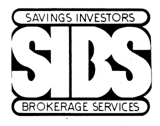 SIBS SAVINGS INVESTORS BROKERAGE SERVICES logo
