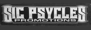 SIC PSYCLES PROMOTIONS logo