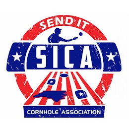 SICA SEND IT CORNHOLE ASSOCIATION logo