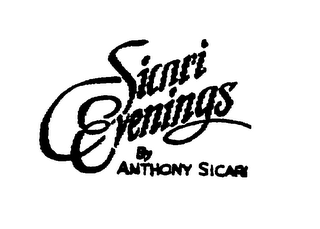 SICARI EVENINGS BY ANTHONY SICARI logo