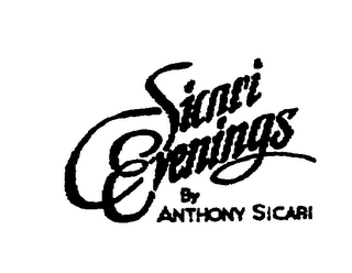 SICARI EVENINGS BY ANTHONY SICARI logo