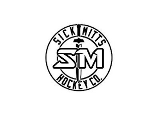 SICK MITTS SM HOCKEY CO. logo