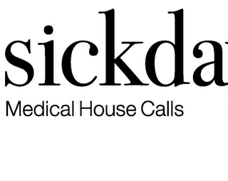 SICKDA MEDICAL HOUSE CALLS logo