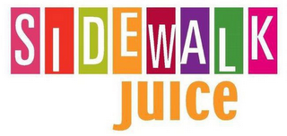 SIDEWALK JUICE logo