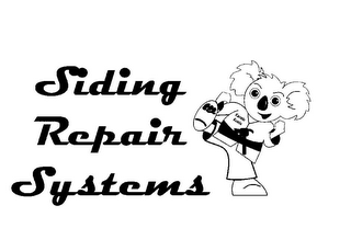 SIDING REPAIR SYSTEMS KARATE KOALA logo