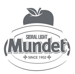 SIDRAL LIGHT MUNDET SINCE 1902 logo