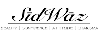 SIDWAZ BEAUTY CONFIDENCE ATTITUDE CHARISMA logo