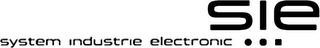 SIE SYSTEM INDUSTRIE ELECTRONIC logo