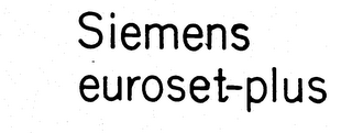 SIEMENS EUROSET-PLUS logo