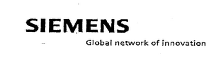 SIEMENS GLOBAL NETWORK OF INNOVATION logo