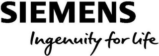 SIEMENS INGENUITY FOR LIFE logo