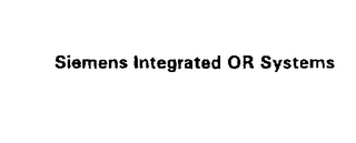 SIEMENS INTEGRATED OR SYSTEMS logo
