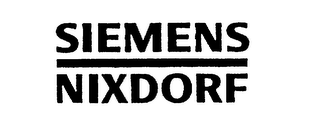 SIEMENS NIXDORF logo