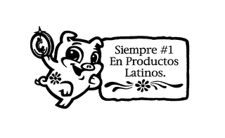 SIEMPRE #1 EN PRODUCTOS LATINOS. logo