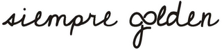 SIEMPRE GOLDEN logo