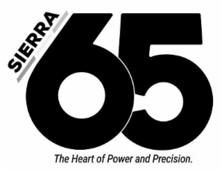 SIERRA 65 THE HEART OF POWER AND PRECISION. logo