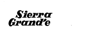 SIERRA GRAND'E logo