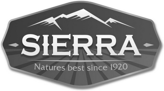 SIERRA NATURES BEST SINCE 1920 logo