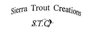 SIERRA TROUT CREATIONS S.T.C. logo
