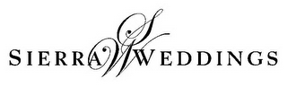 SIERRA WEDDINGS SW logo