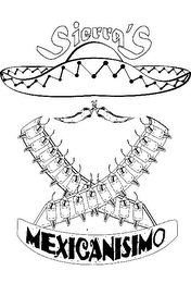 SIERRA'S MEXICANISIMO logo