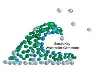 SIESTA KEY WATERCOLOR GEMSTONE logo