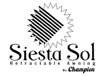 SIESTA SOL RETRACTABLE AWNING BY CHAMPION logo