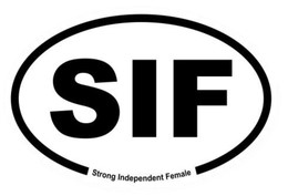 SIF STRONG INDEPENDENT FEMALE logo
