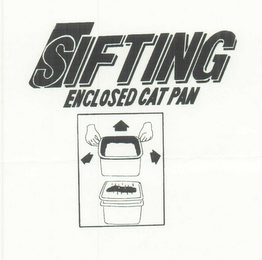 SIFTING ENCLOSED CAT PAN logo
