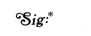 SIG: logo