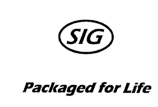 SIG PACKAGED FOR LIFE logo