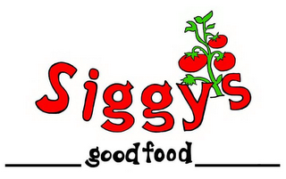 SIGGY'S GOOD FOOD logo