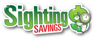 SIGHTING SAVINGS $ logo