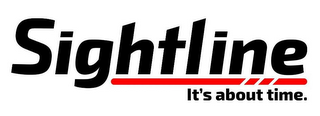 SIGHTLINE IT'S ABOUT TIME. logo