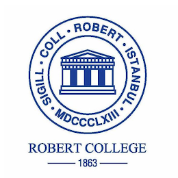 SIGILL COLL ROBERT ISTANBUL MDCCCLXIII ROBERT COLLEGE 1863 logo